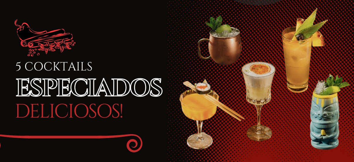 5 RECETAS DE COCKTAILS ESPECIADOS