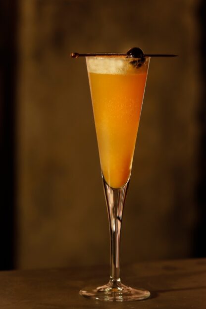 PASSION FRUIT CHAMPAGNE COCKTAIL